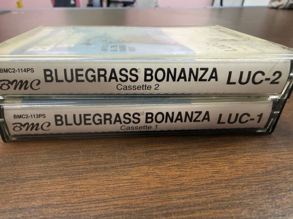 Bluegrass Bonanza Cassette Tape Set 2 Country Folk Traditional Music BMC